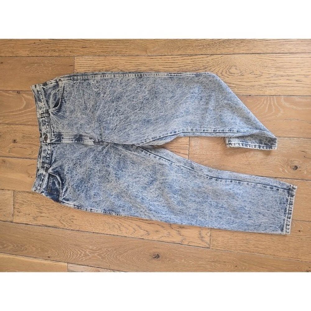 Vintage Chic Jeans Size 24W  Acid Wash Pants Loose‎ 80s High Waist